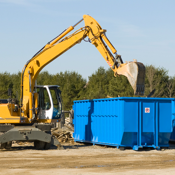 can i request a rental extension for a residential dumpster in Brownsburg IN